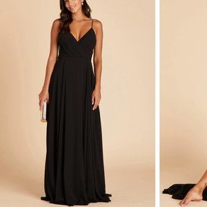Birdy Grey Chiffon Black Bridesmaid Dress